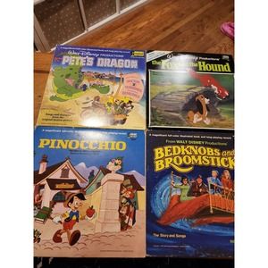 Set of 4 DisneyLand Storyteller Vinyl Records
